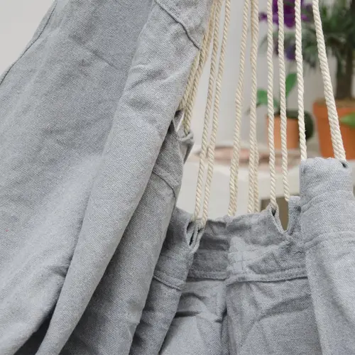 XXL Hängesessel mit Gestell Hängestuhl für 2 Doppel Hängesitz Hängeliege Grau XXL Hängesessel mit Gestell Hängestuhl für 2 Doppel Hängesitz Hängeliege Grau