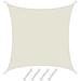 UPF50+ Sonnensegel 4x4 Polyester Quadratisch Wasserabweisend Garten Balkon Beige UPF50+ Sonnensegel 4x4 Polyester Quadratisch Wasserabweisend Garten Balkon Beige