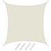 UPF50+ Sonnensegel 2x2 Polyester Quadratisch Wasserabweisend Garten Balkon Beige UPF50+ Sonnensegel 2x2 Polyester Quadratisch Wasserabweisend Garten Balkon Beige
