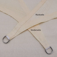 UV Sonnensegel 4x4 m HDPE Quadrat Sonnenschutz Überdachung Garten Balkon Beige UV Sonnensegel 4x4 m HDPE Quadrat Sonnenschutz Überdachung Garten Balkon Beige