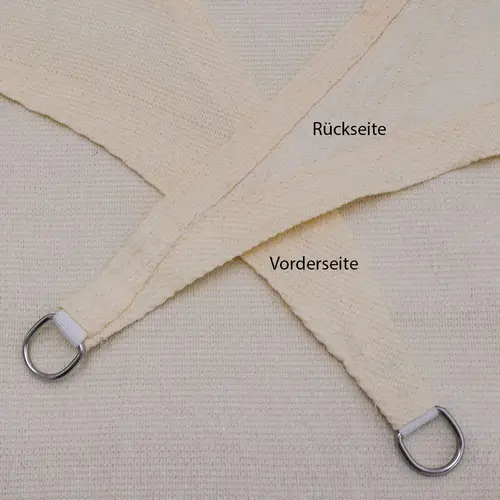 UV Sonnensegel 4x4 m HDPE Quadrat Sonnenschutz Überdachung Garten Balkon Beige UV Sonnensegel 4x4 m HDPE Quadrat Sonnenschutz Überdachung Garten Balkon Beige