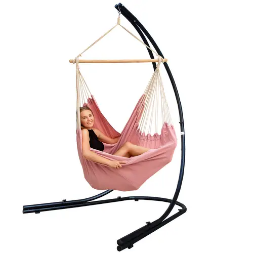 XXL Hängesessel mit 210cm Gestell - Hängestuhl Ständer Metall XXL Hängesessel mit 210cm Gestell - Hängestuhl Ständer Metall