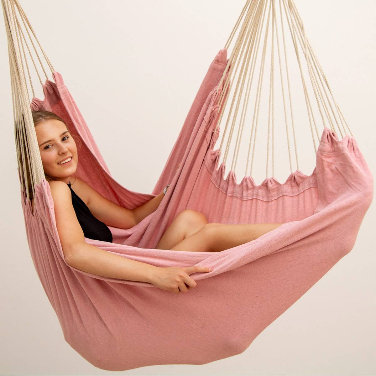 XXL Hängesessel mit 210cm Gestell - Hängestuhl Ständer Metall