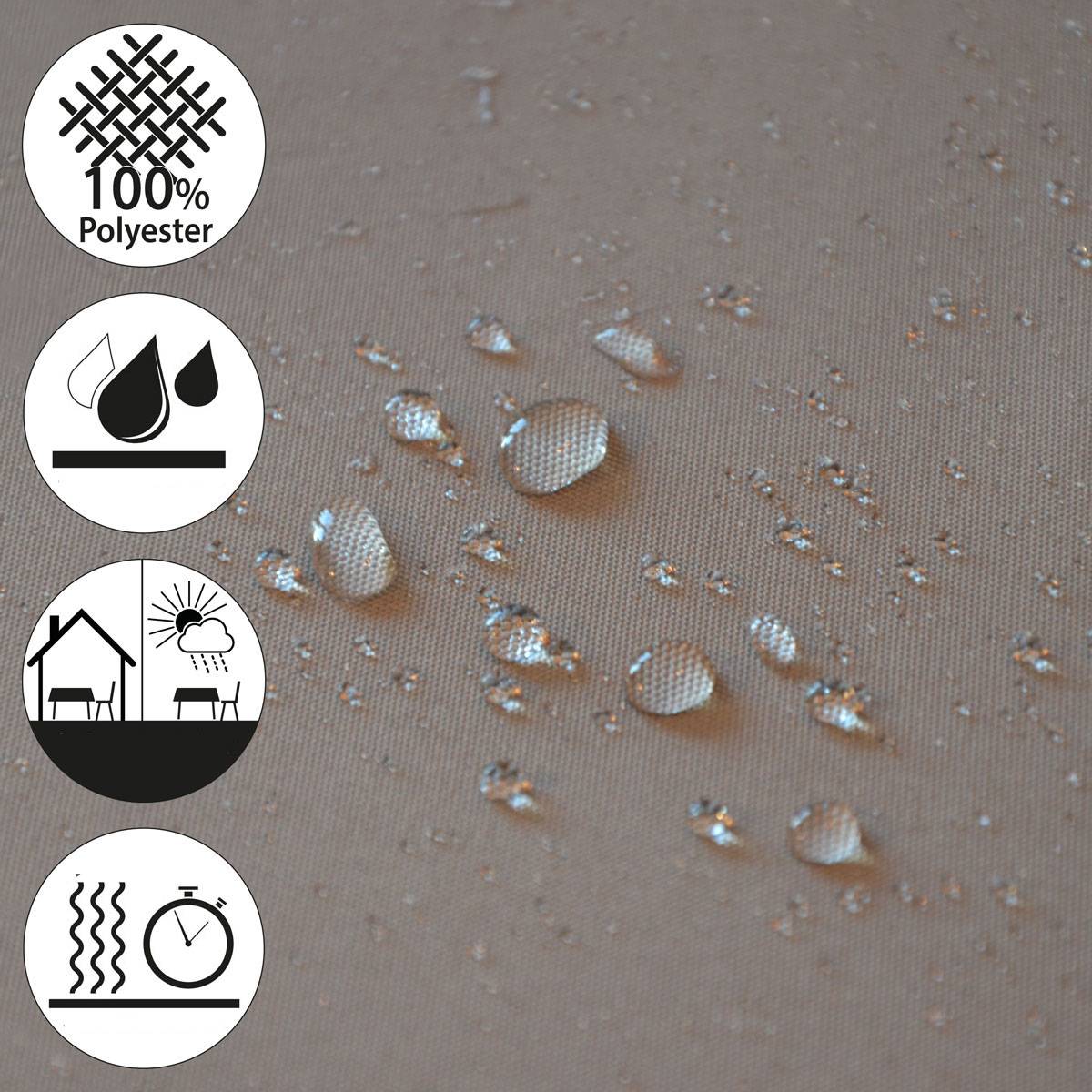 Abwaschbare Stoff Tischdecke 240x140 - LotuseffektTischtuch - Wasserabweisend