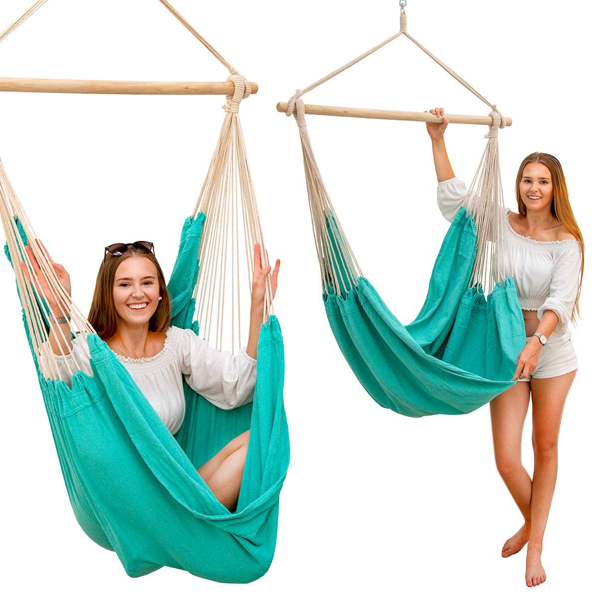 XXL Hängesessel 185x130cm - 2 Personen Hängestuhl