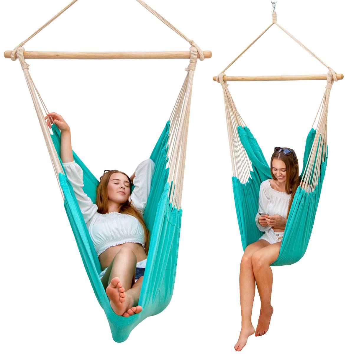 XXL Hängesessel 185x130cm - 2 Personen Hängestuhl