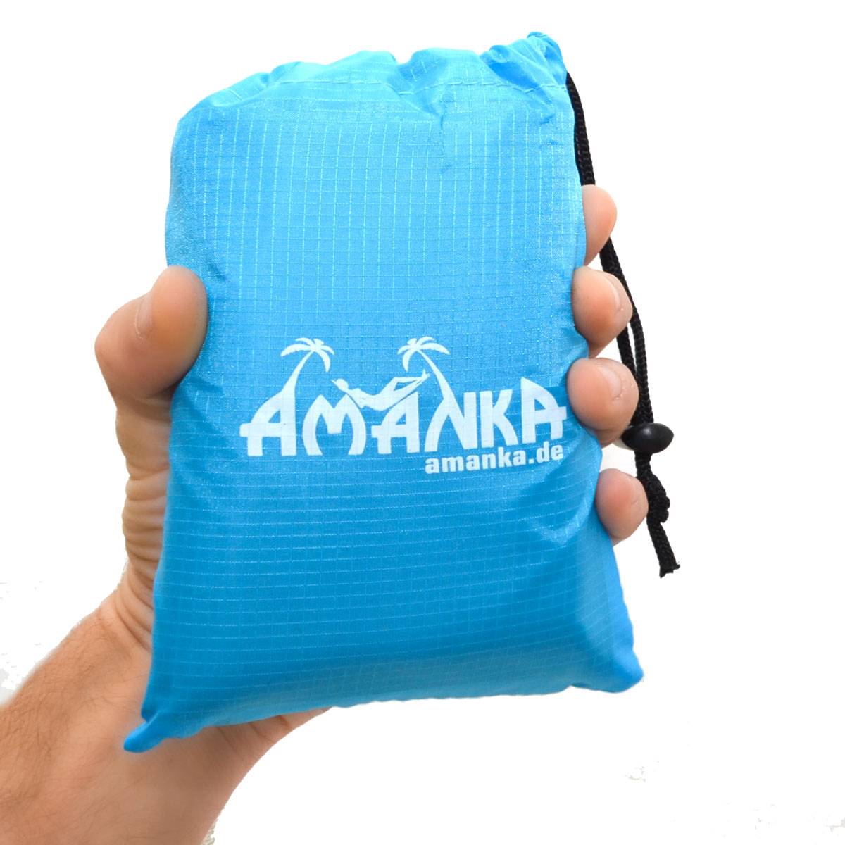 Outdoor Picknickdecke 200x140 Stranddecke Sandfrei Reise Decke Strandmatte Grau