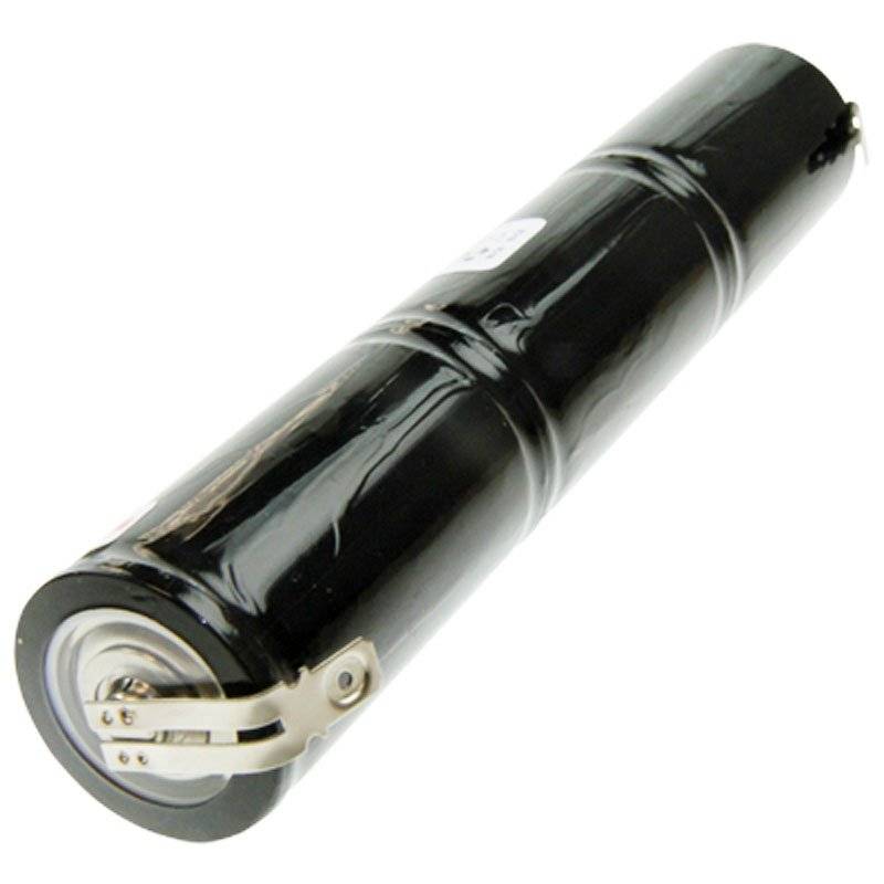 Akku für Notstrombeleuchtung, Notbeleuchtung 3,6Volt, 4400mAh mit Fastonanschluss, 6,3mm und 4,8mm Kontakte