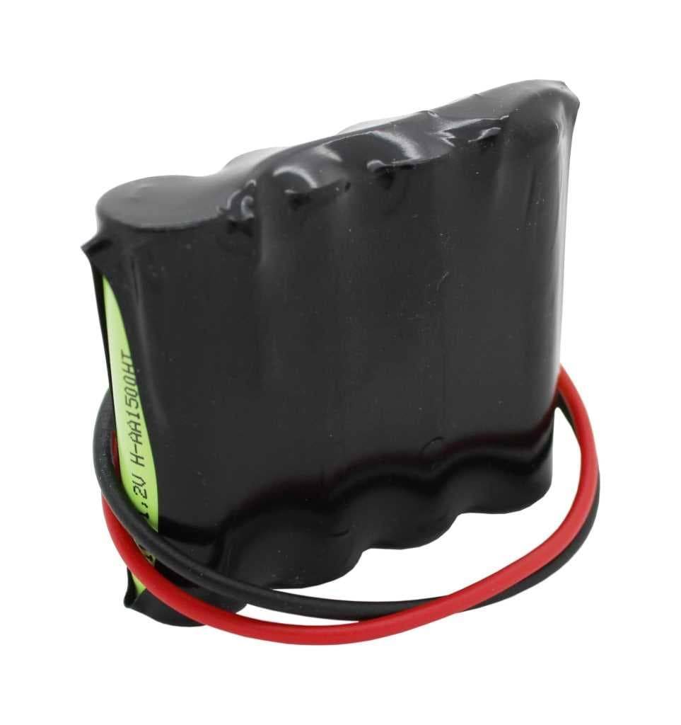 Notleuchtenakku NiMH 4,8V 1500mAh F1x4 Mignon AA mit 200mm Kabel ersetzt 4,8 V Akku