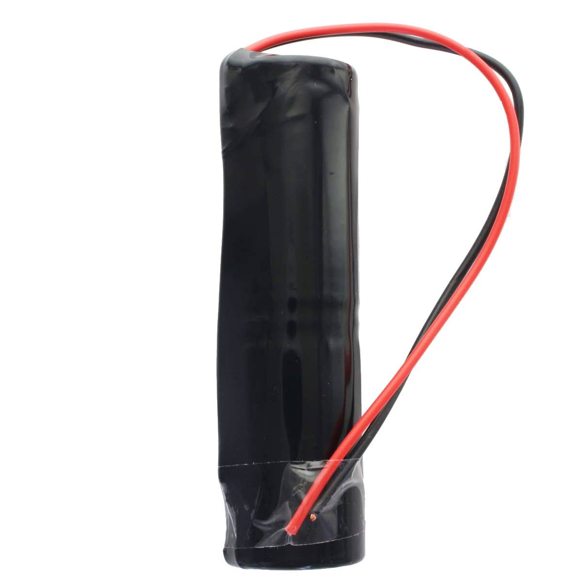 Notleuchtenakku NiCd 24V 4500mAh L1x2 Mono D mit 200mm Kabel einseitig ersetzt 24 V Akku