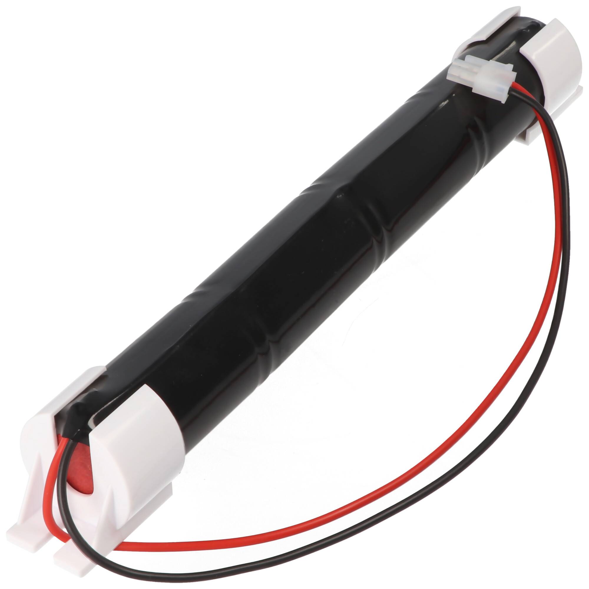 Notleuchtenakku NiMH 4,8V 4500mAh L1x4 Mono D mit Kabel und Stecker ersetzt Saft Ref. 802106