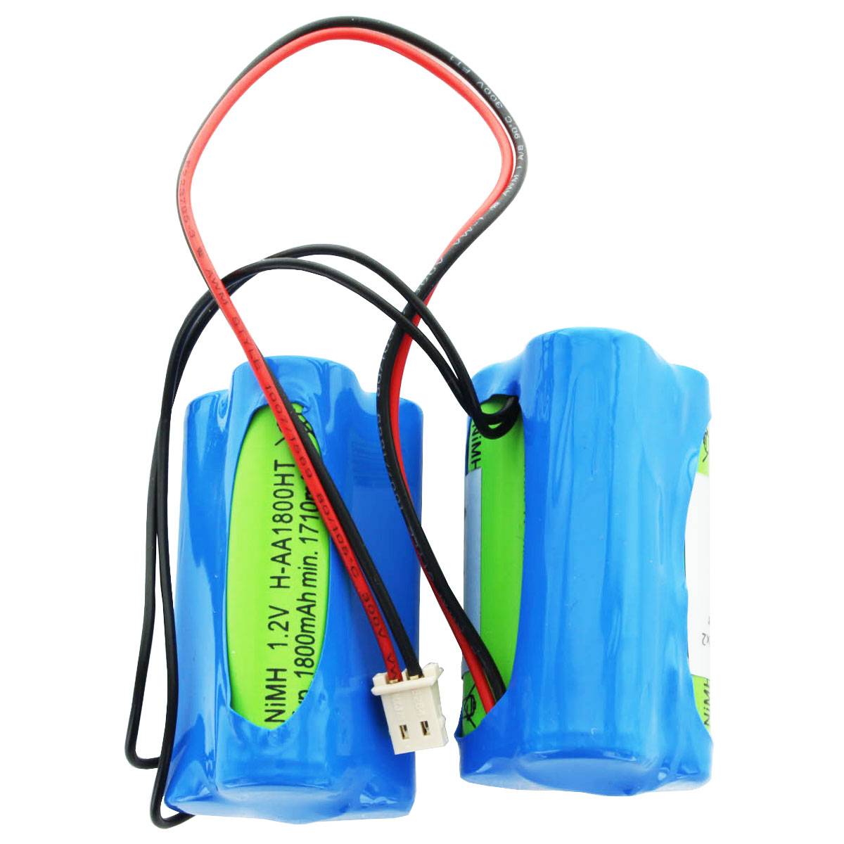 Notleuchtenakku NiMH 7,2V 1800mAh D1x3x2 Mignon AA mit Kabel und Stecker ersetzt Beghelli 415393001 Akku