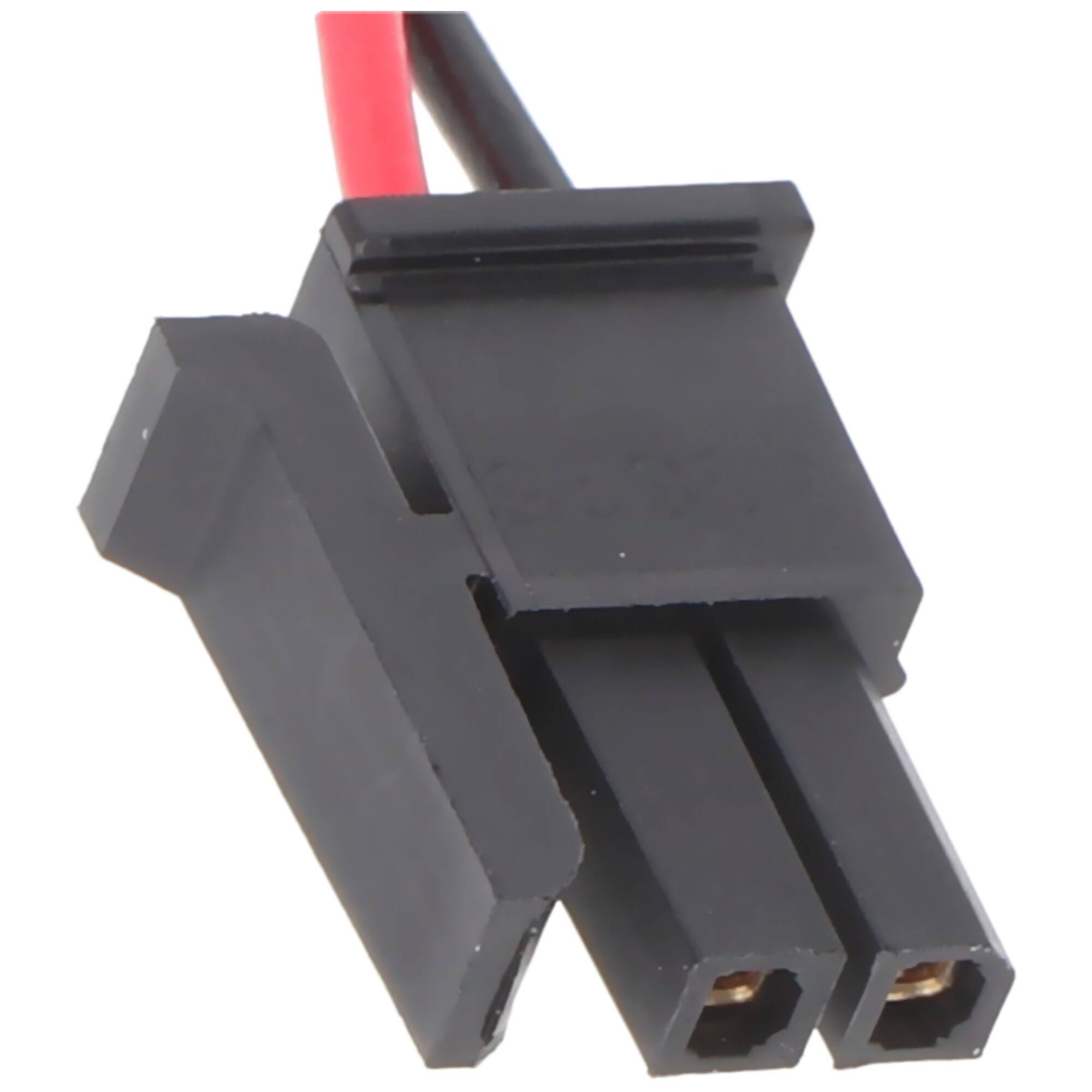 Notleuchtenakku NiMH 4,8V 1100mAh F2+2 Mignon AA mit 150mm Kabel & Stecker ersetzt Inotec 890014