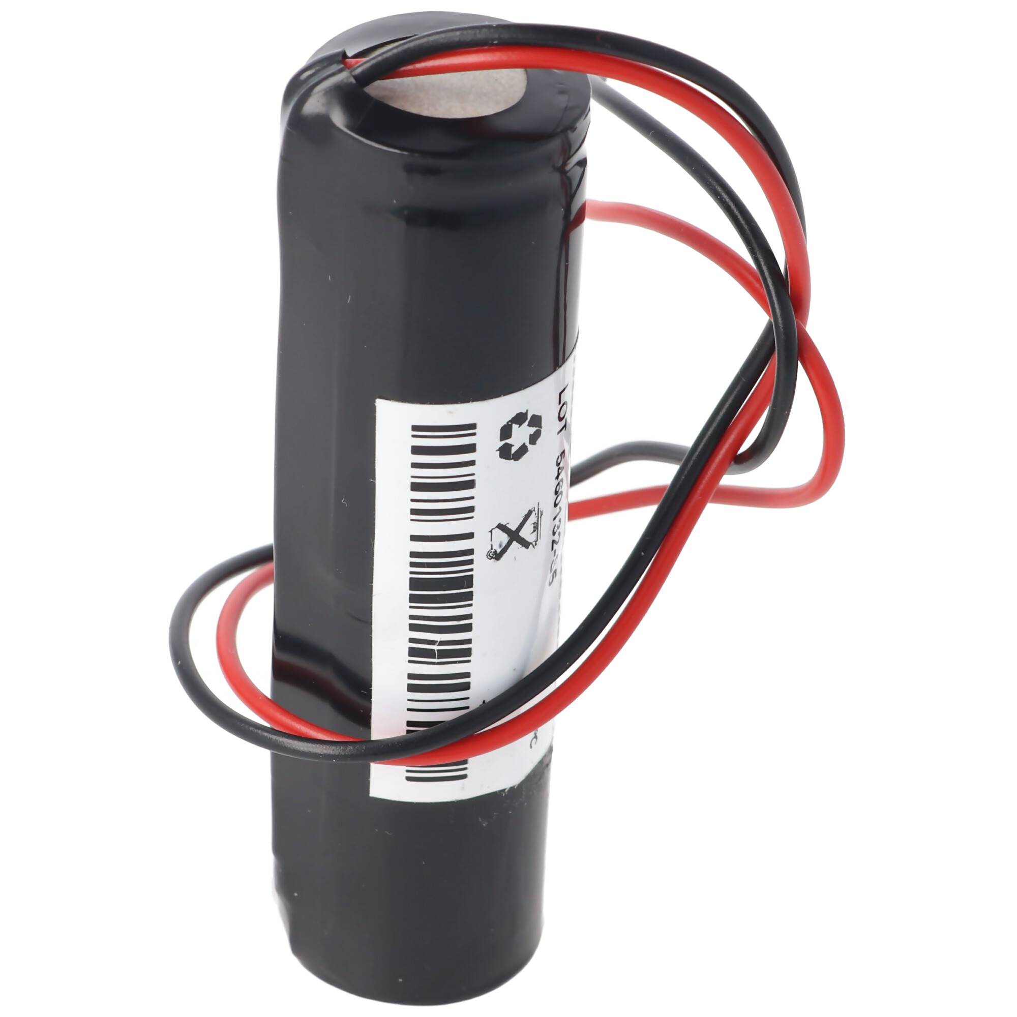 Notleuchtenakku NiCd 2,4V 1800mAh L1x2 Sub-C mit 200mm Kabel einseitig passend für 2,4 V Akku