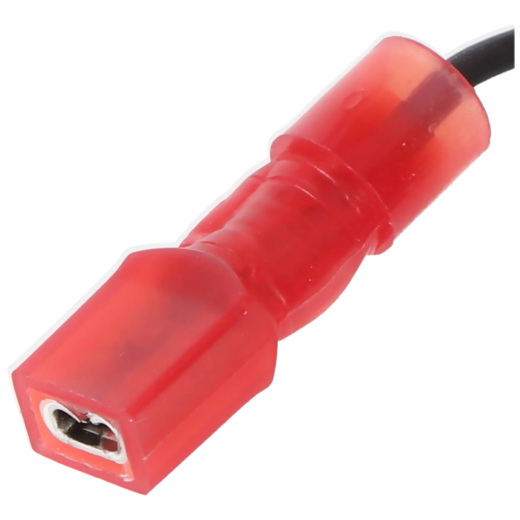 Notleuchtenakku NiCd 3,7V 860mAh L1x3 Mignon AA mit Fastonstecker 2,8mm +Pol und 110mm Kabel und Faston-Buchse 2,8mm -Po