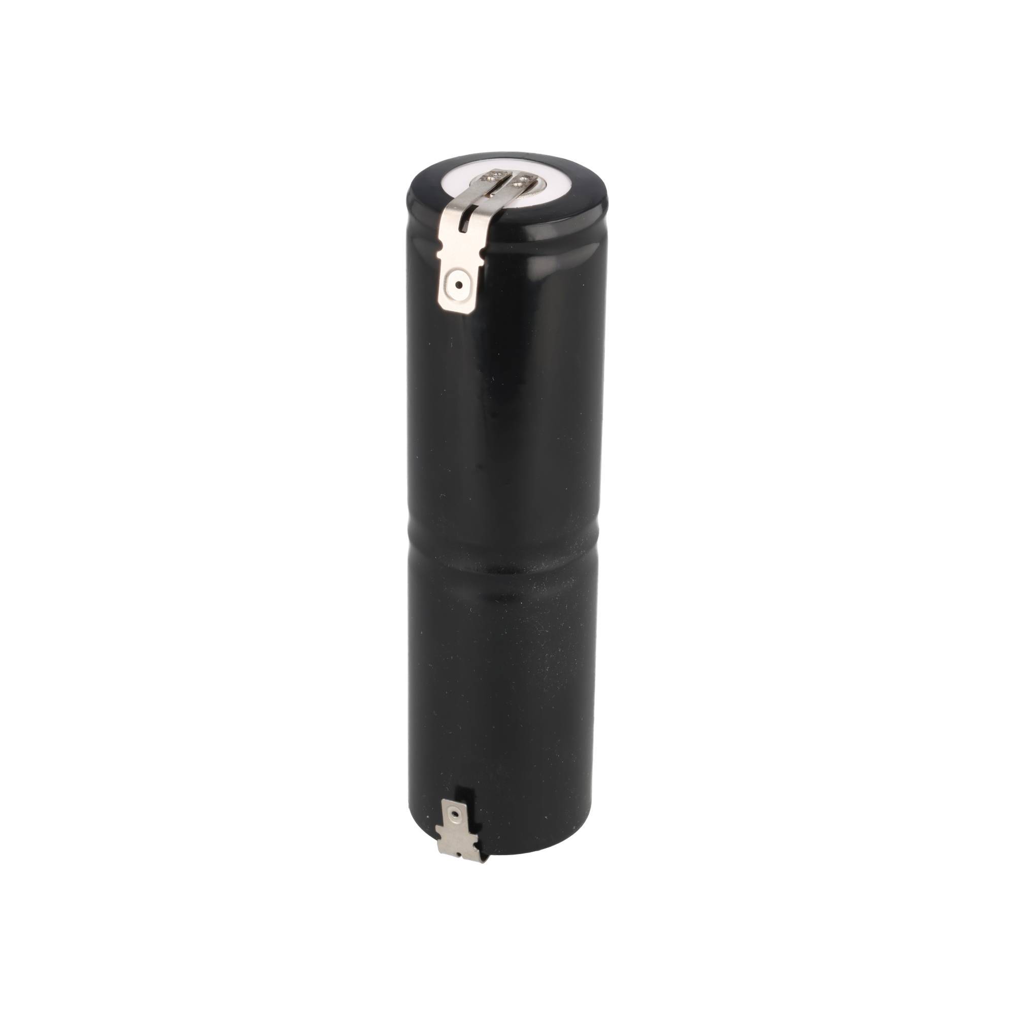 Notleuchtenakku NiCd 2,4V 4500mAh L1x2 Mono D mit Faston-Anschluss ersetzt Yuasa 2DH4-0F4/LS-0B