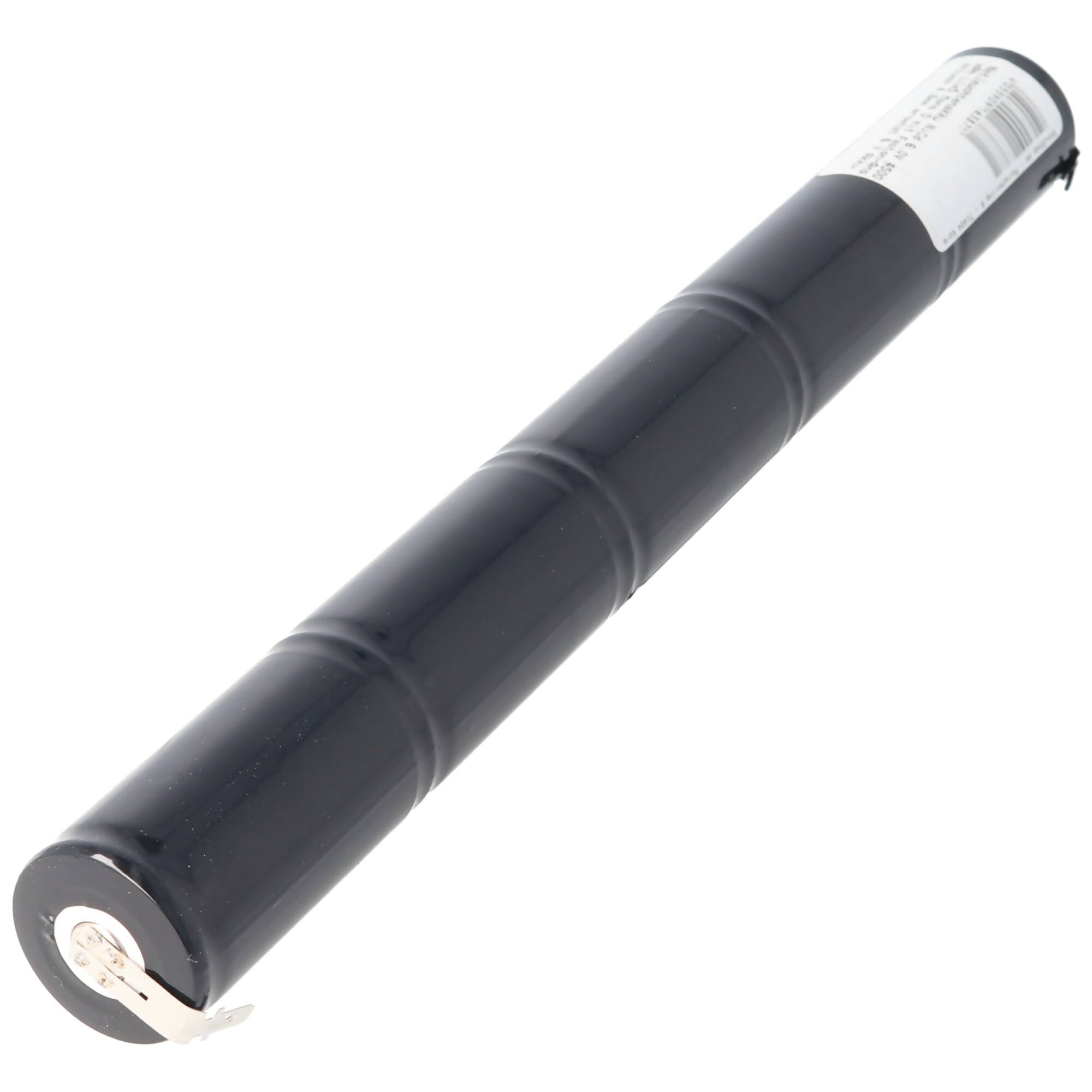 Notleuchtenakku NiMH 6V 4500mAh L1x5 Mono D mit Faston-Anschluss 4,8mm ersetzt 6V Akku
