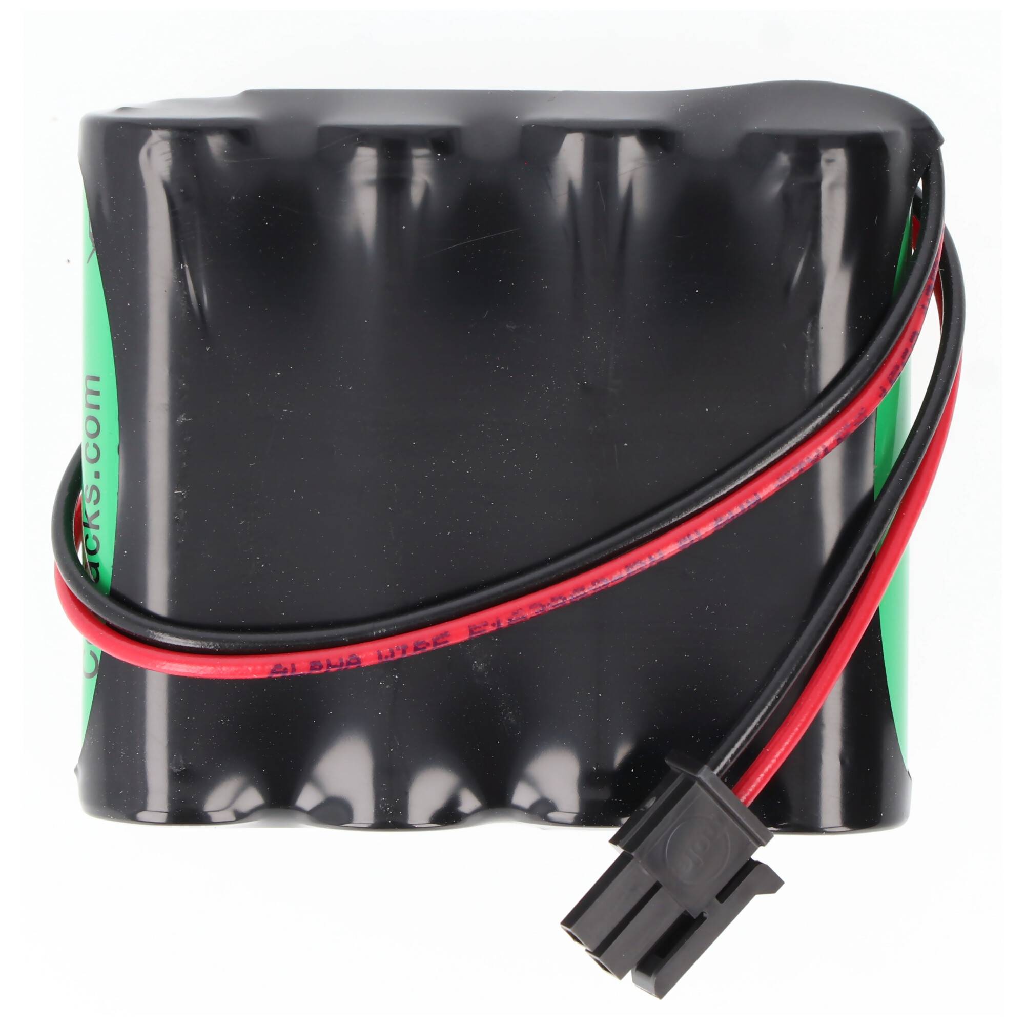 Notleuchtenakku NiMH 4,8V 1100mAh F1x4 Mignon AA mit 150mm Kabel & Stecker ersetzt Inotec 890015