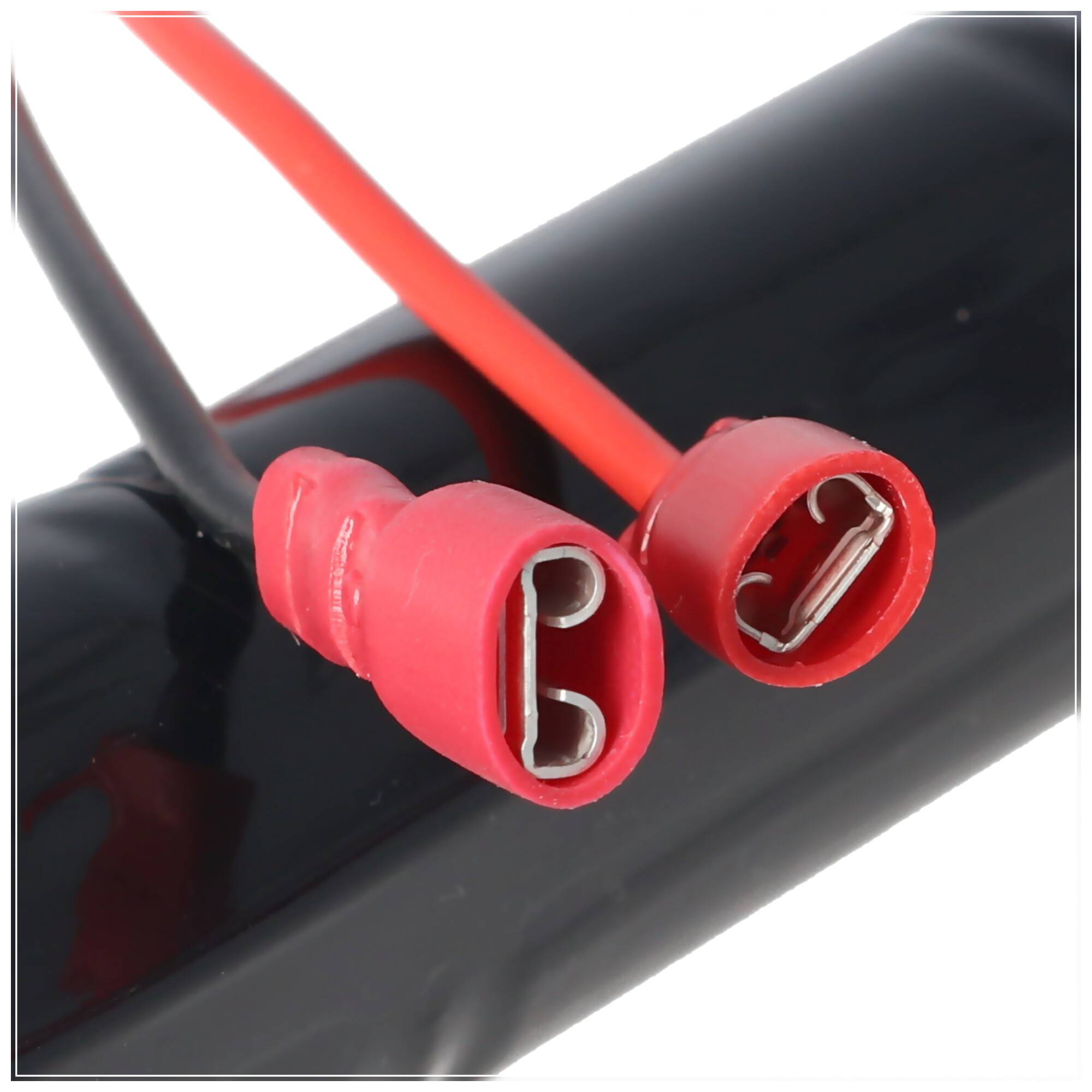 Notleuchtenakku NiCd 7,2V 2500mAh L1x6 Baby C mit 300mm Kabel ersetzt Beghelli 415258001 Plus-Pol 4,8mm und Minus-Pol 6,