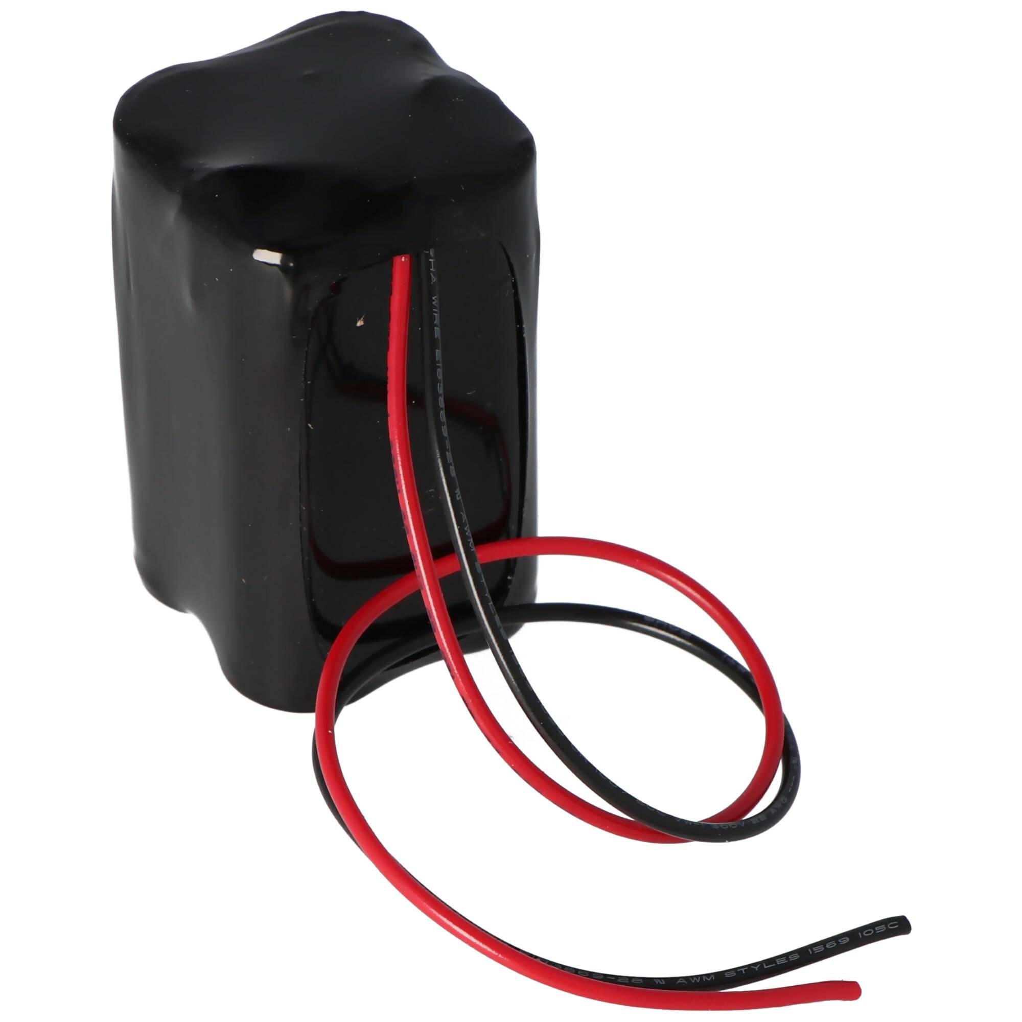 Notleuchtenakku NiMH 4,8V 1800mAh F2x2 Mignon AA mit 200mm Kabel ersetzt 4,8 V Akku