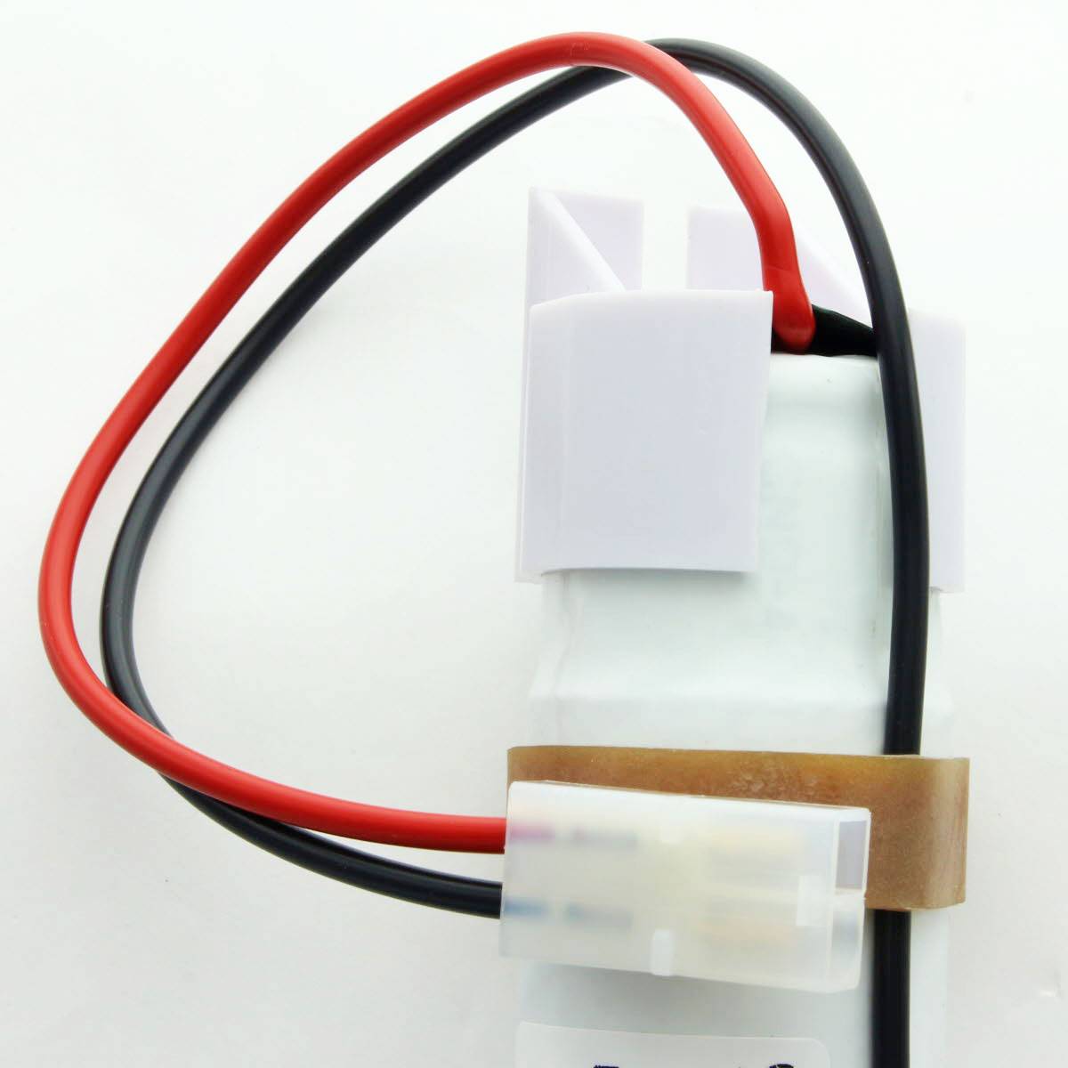 Notleuchtenakku NiCd 6,0V 4500mAh L1x5 330x37mm mit Anschlußkabel und Endkappen ersetzt Cellcon PA-A2469 R001-KF