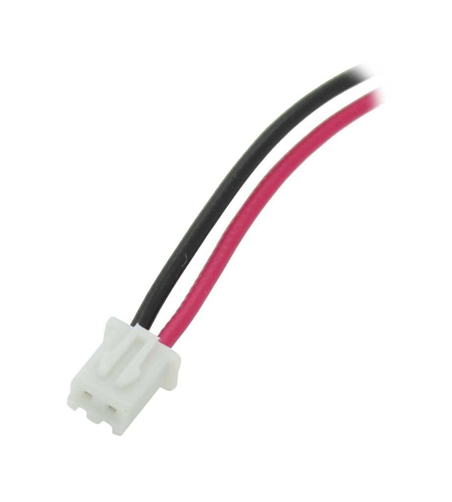 Notleuchtenakku NiMH 4,8V 600mAh F2x2 Micro AAA mit Kabel und Stecker