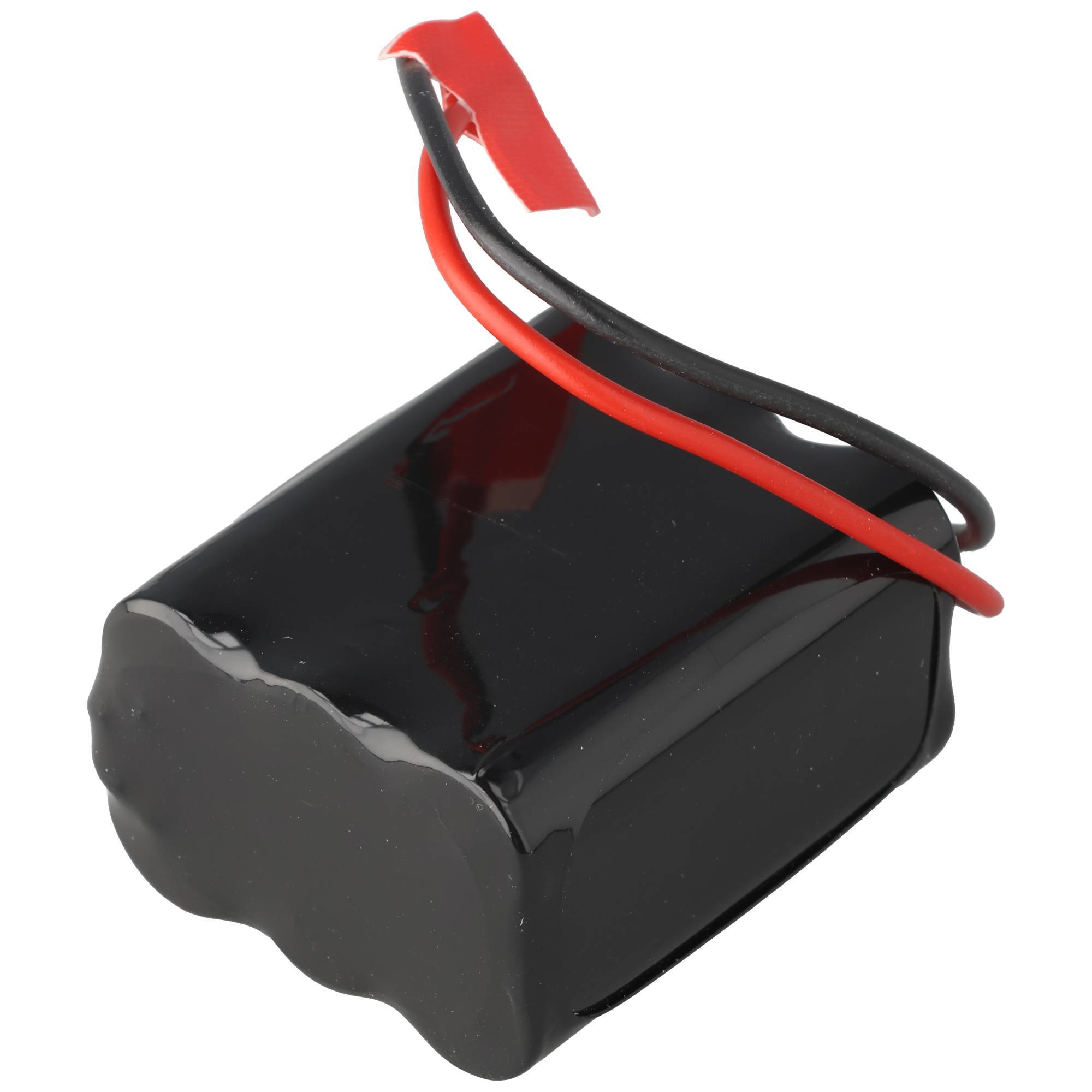 Notleuchtenakku NiMH 7,2V 1800mAh F2x3 Mignon AA mit 200mm Kabel einseitig