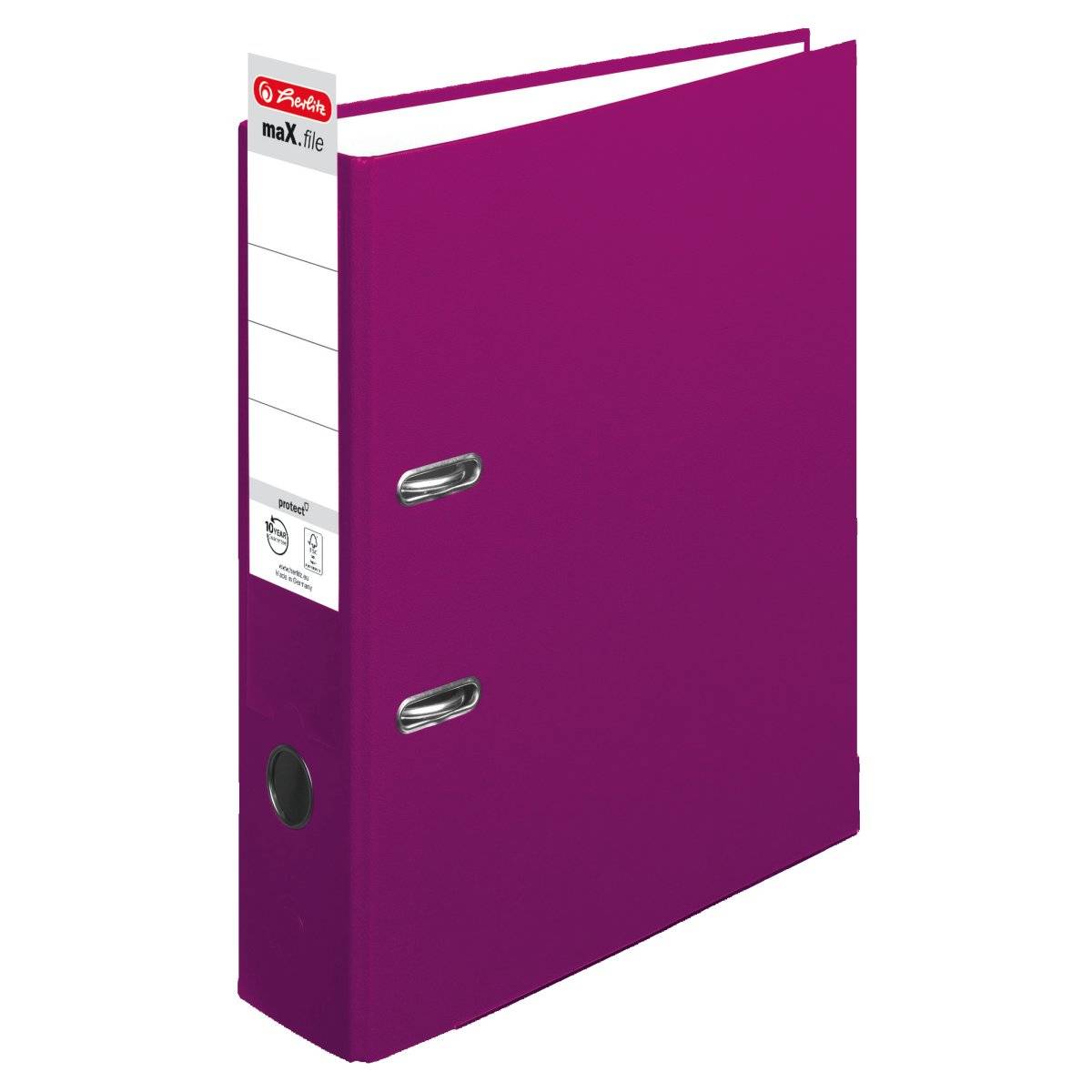 Herlitz maX.file, A4, Halteöse, Lagerung, Polypropylen (PP), Violett