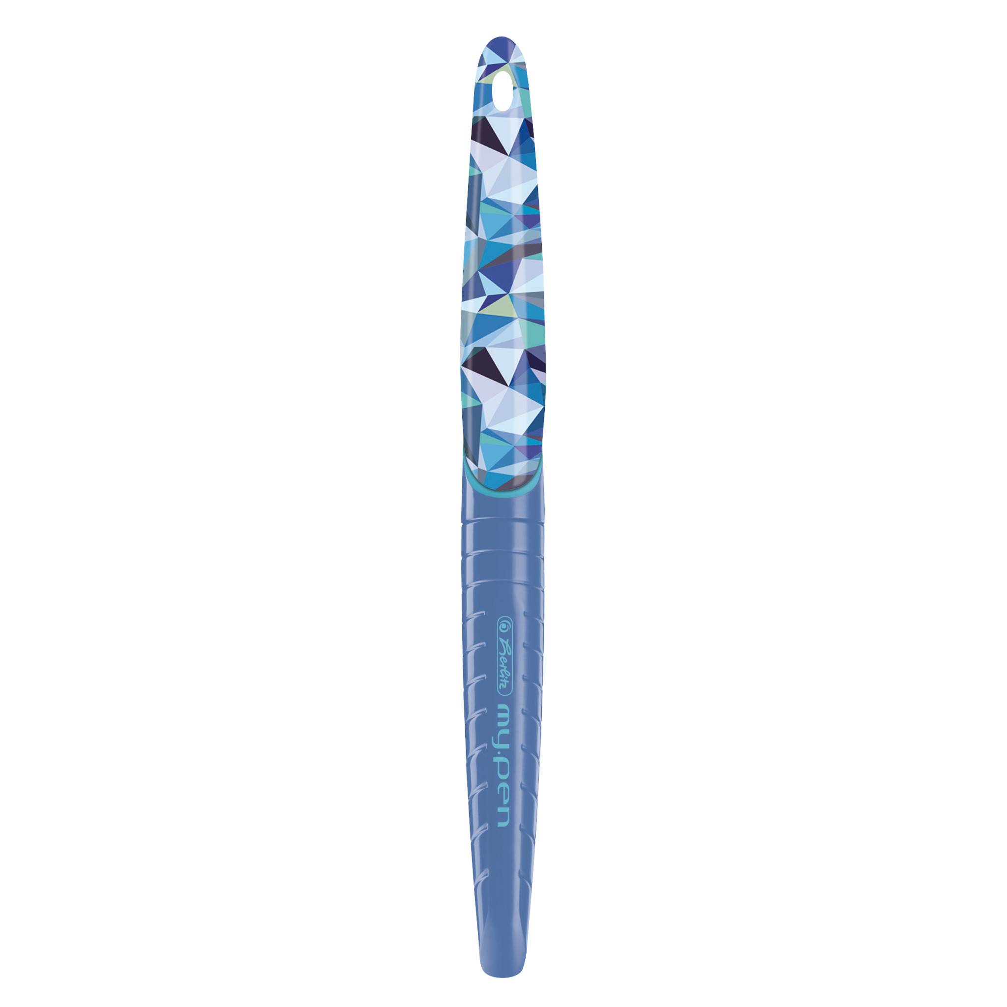 Herlitz my.pen Wild Animals, Blau, Edelstahl, Medium, Rechtshändig, 1 Stück(e)