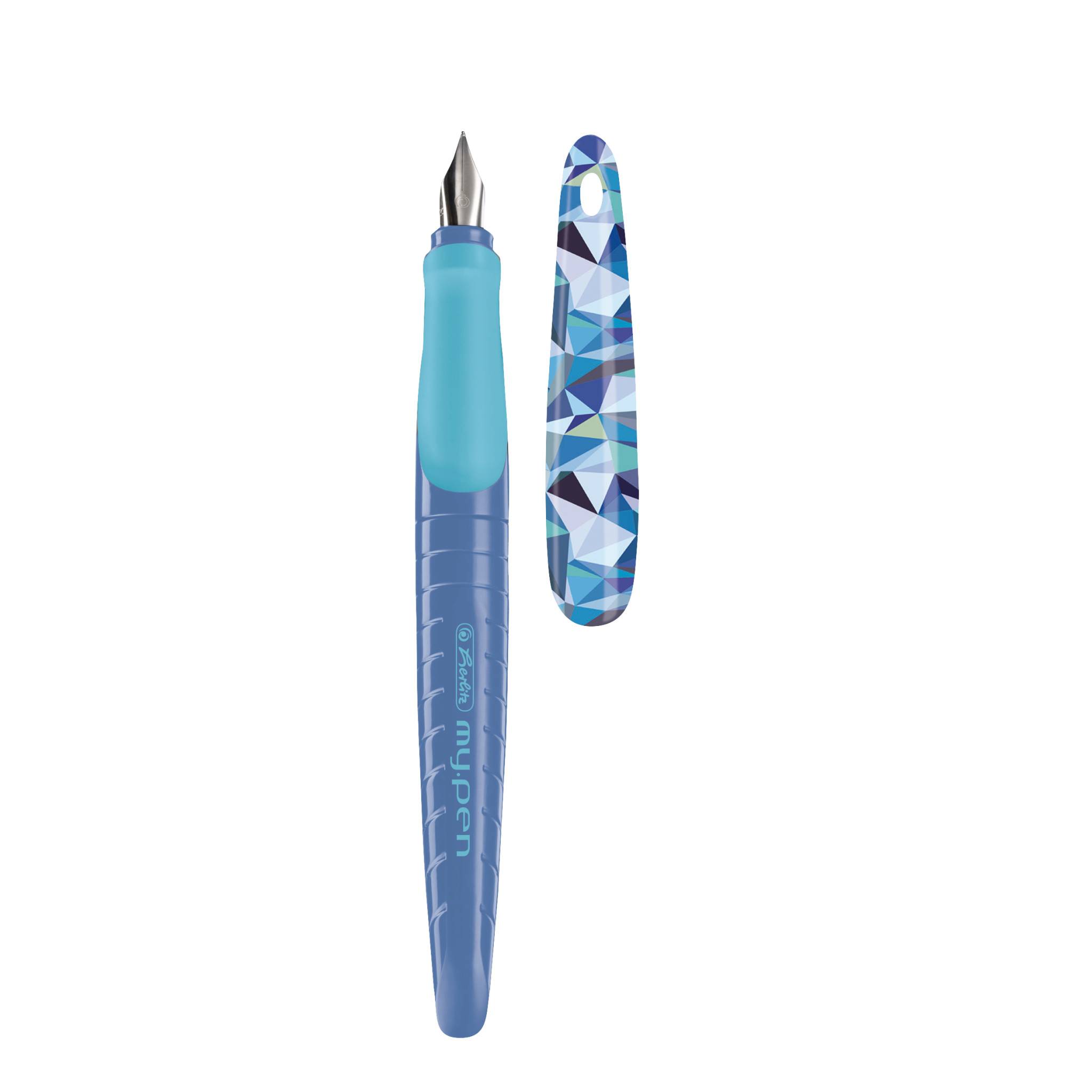 Herlitz my.pen Wild Animals, Blau, Edelstahl, Medium, Rechtshändig, 1 Stück(e)