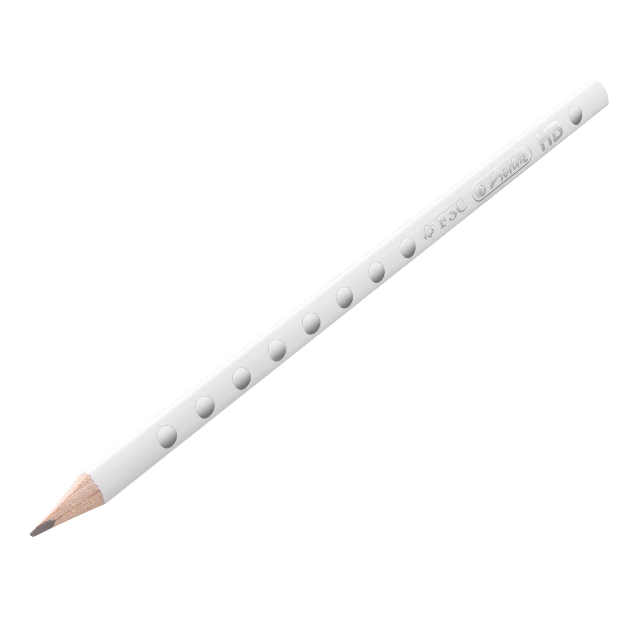 Herlitz Frosen Glam, HB, Silber, Weiß, Dreieckig, Kunst, Hobby, Forest Stewardship Council (FSC), Sichtverpackung