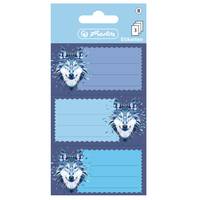 Herlitz 50028214, Blau, Violett, 125 mm, 80 mm, 9 Stück(e), 3 Stück(e), 3 Blätter