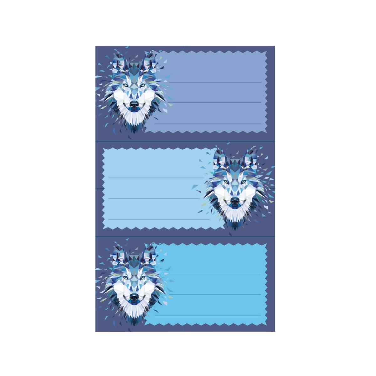 Herlitz 50028214, Blau, Violett, 125 mm, 80 mm, 9 Stück(e), 3 Stück(e), 3 Blätter