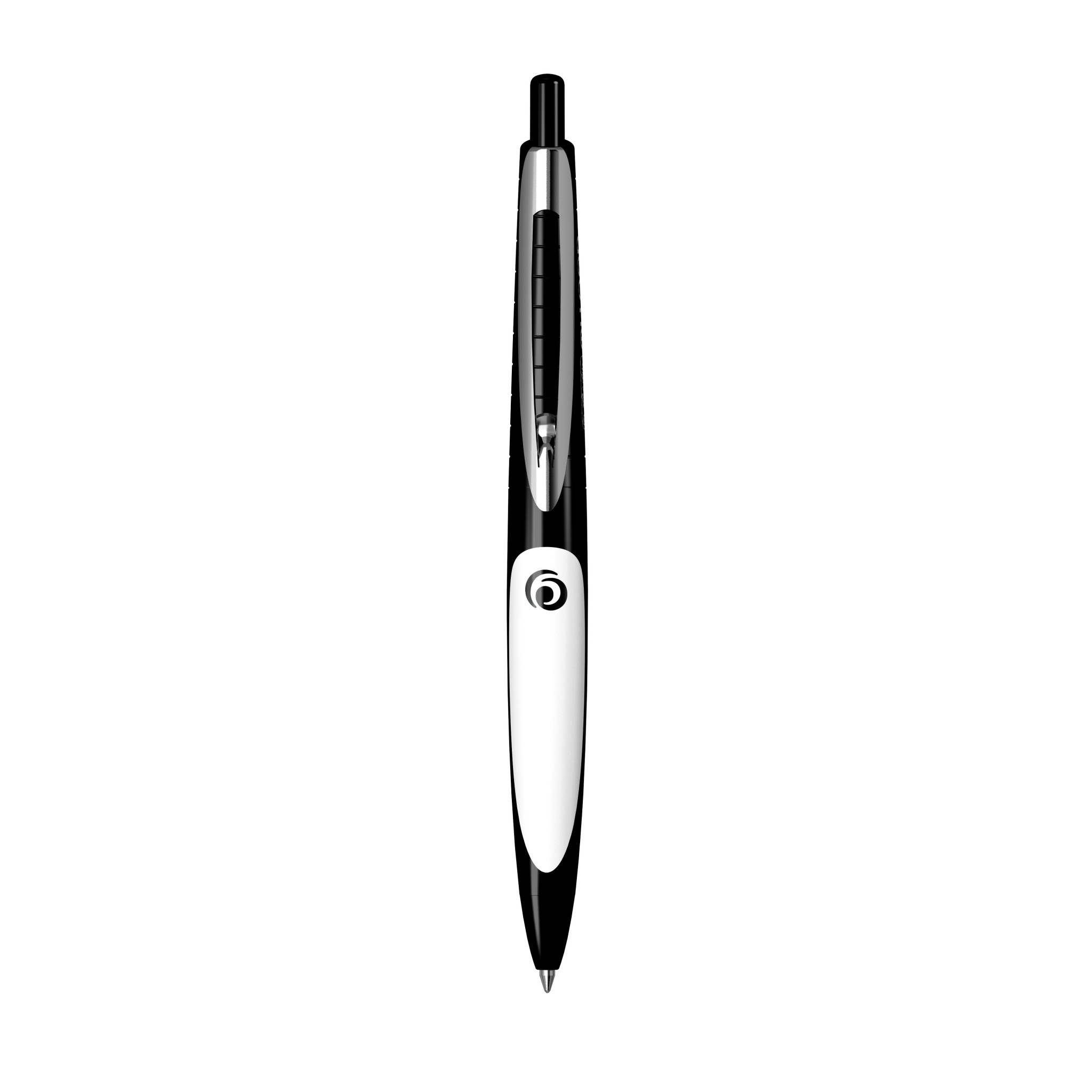 Herlitz my.pen, Clip, Clip-on-Einziehkugelschreiber, Nachfüllbar, Schwarz, 1 Stück(e)