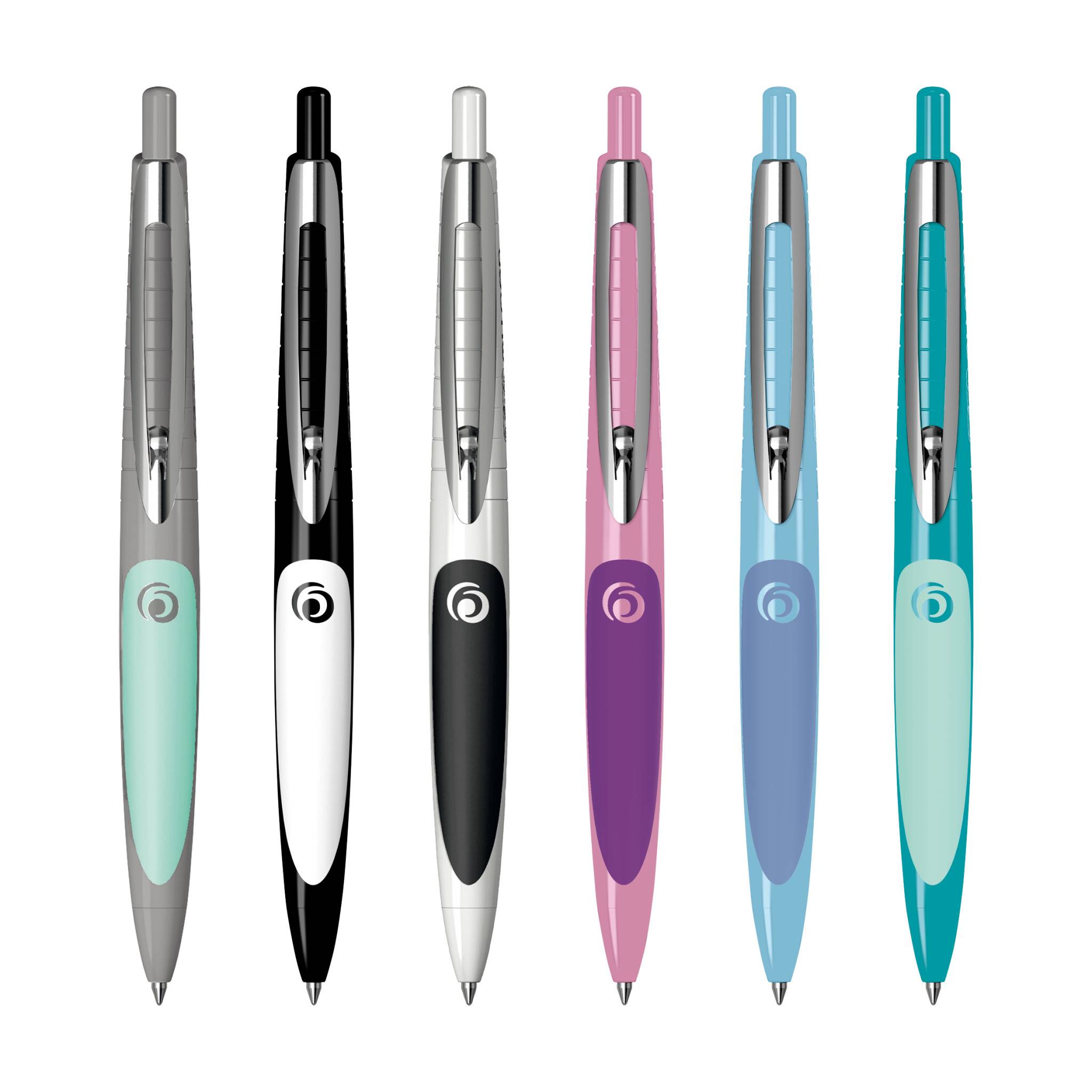 Herlitz my.pen, Clip, Clip-on-Einziehkugelschreiber, Nachfüllbar, Blau, 1 Stück(e)