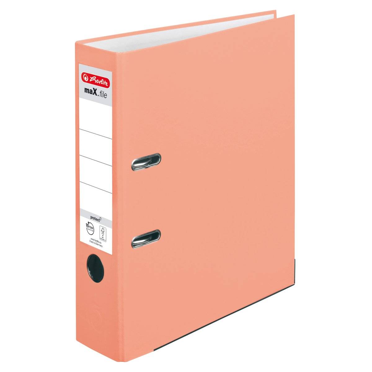 Herlitz maX.file, A4, Halteöse, Lagerung, Polypropylen (PP), Orange, Deutschland