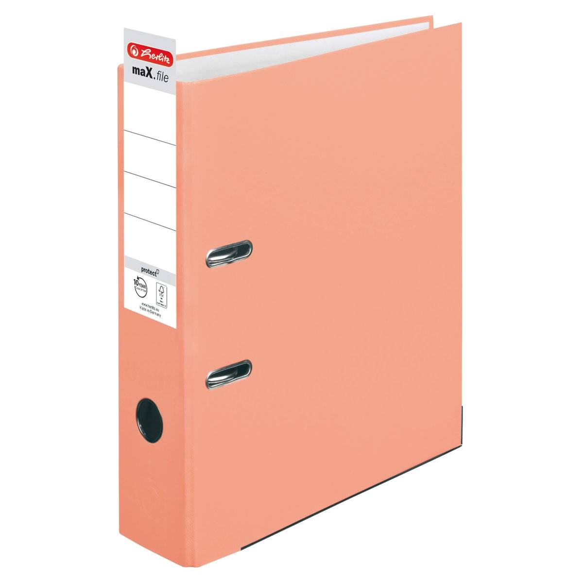 Herlitz maX.file, A4, Halteöse, Lagerung, Polypropylen (PP), Orange, Deutschland