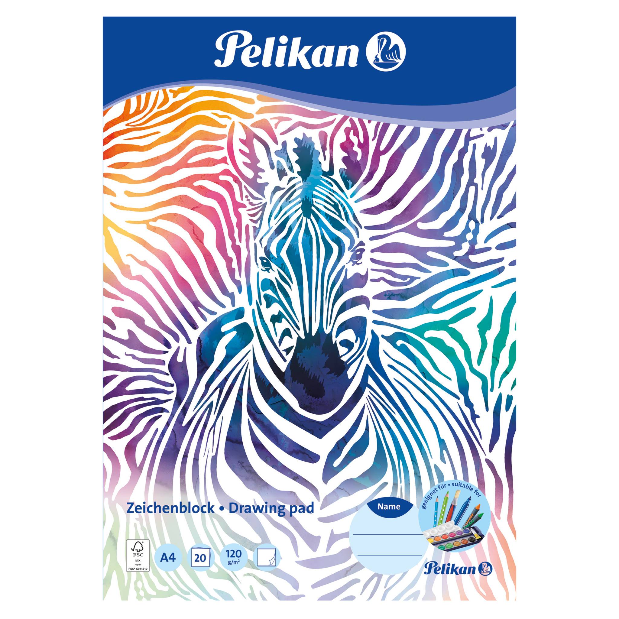 Pelikan 236782, Kunstdruckpapierblock, 120 g/m², 20 Blätter