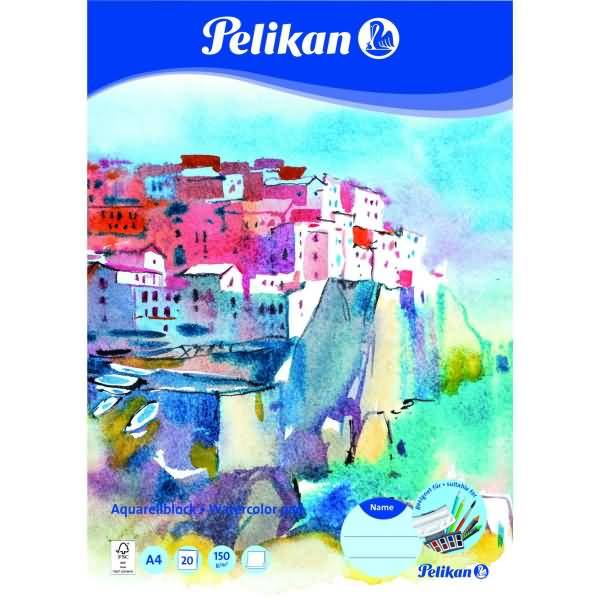 Aquarellblock C4 22,9x32,4cm 150g/qm 20 Blatt