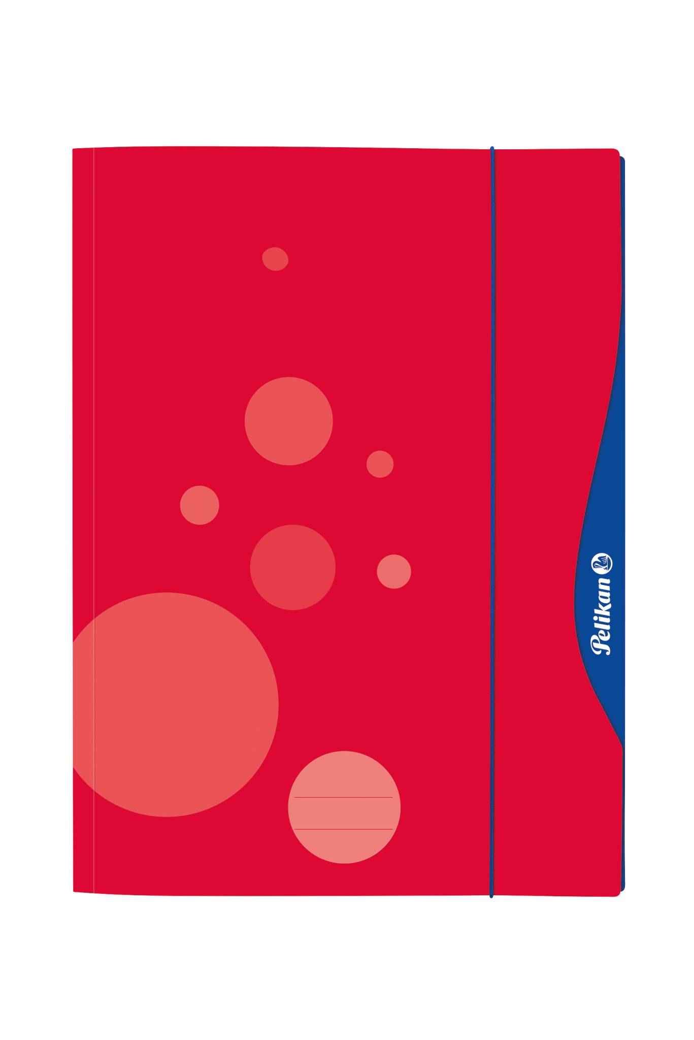 Pelikan 237284, A3, Pappe, Rot, Porträt, Gummiband