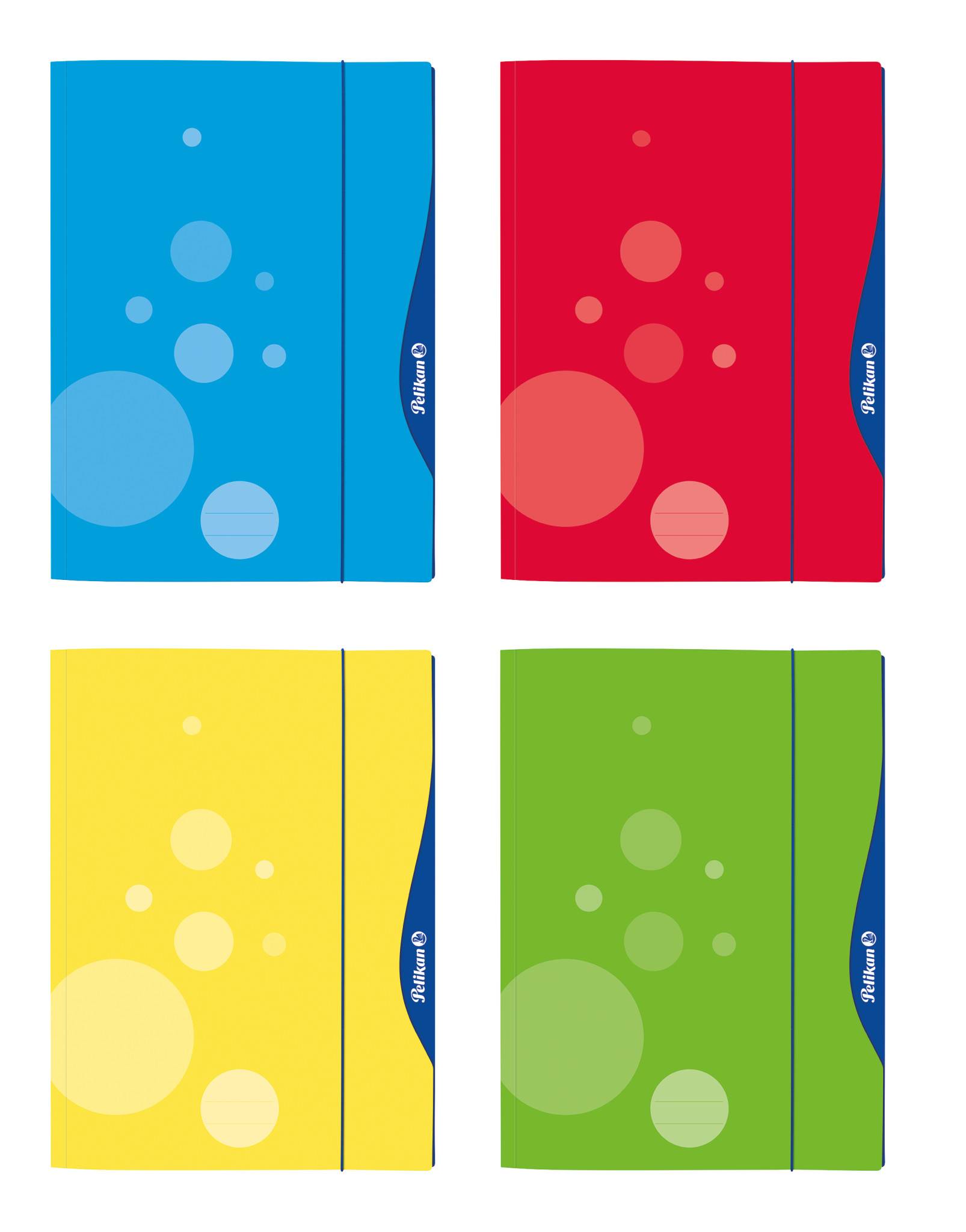 Pelikan 237635, A3, Karton, Blau, Porträt, Gummiband