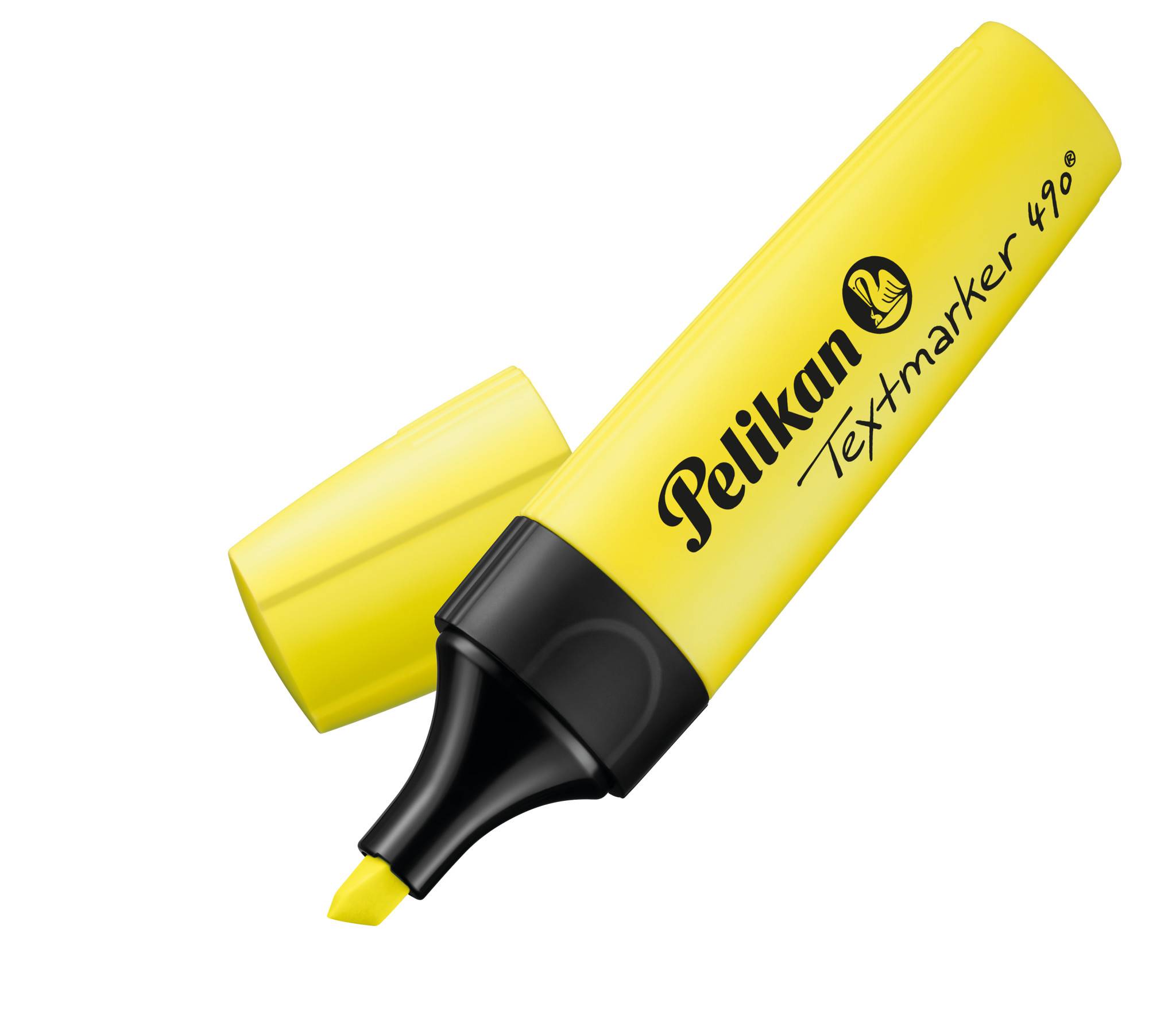 Pelikan Textmarker 490, 1 Stück(e), Gelb, Multi, Tinte auf Wasserbasis, Sichtverpackung