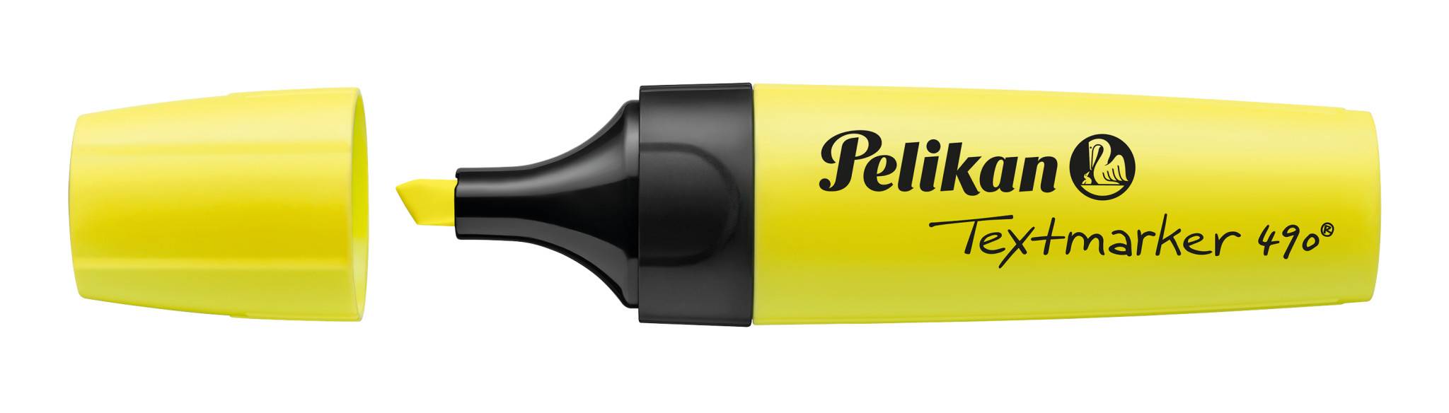 Pelikan Textmarker 490, 4 Stück(e), Grün, Orange, Pink, Gelb, Multi, Tinte auf Wasserbasis, Box