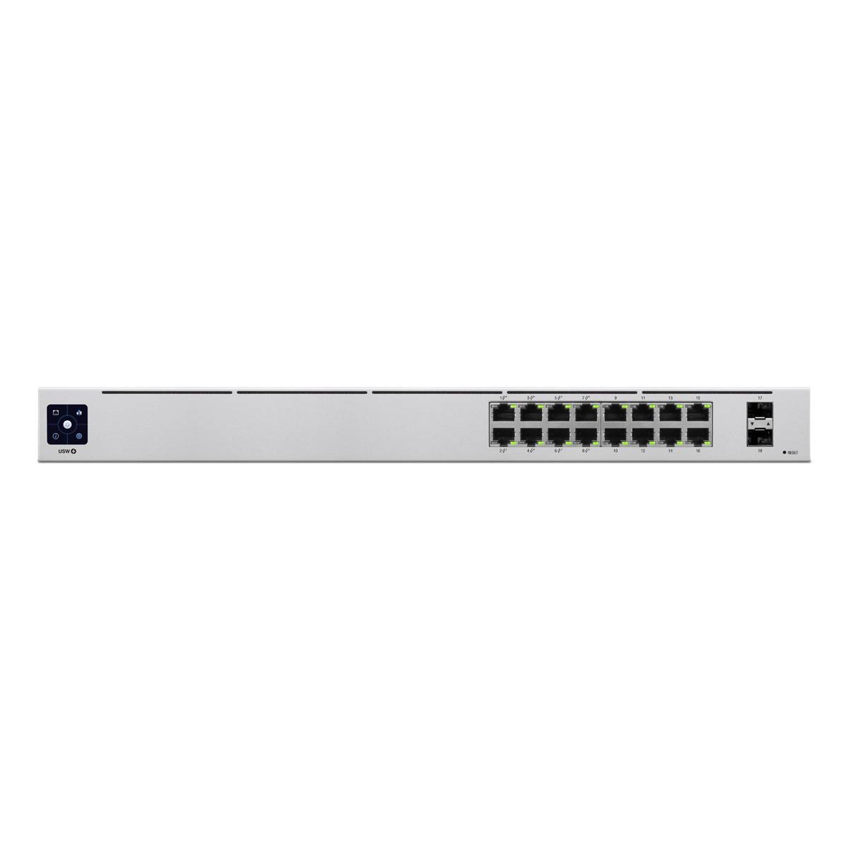 Standard 16-Port PoE Managed Switch 16x Gigabit Ethernet 8x PoE+- max- 42W - 2x SFP