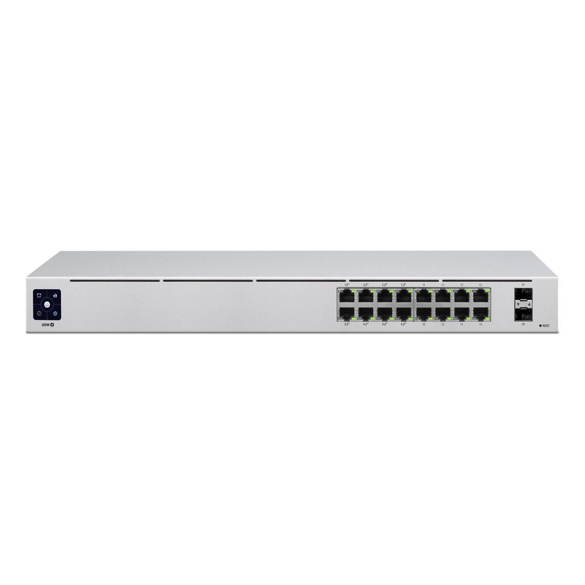 Standard 16-Port PoE Managed Switch 16x Gigabit Ethernet 8x PoE+- max- 42W - 2x SFP