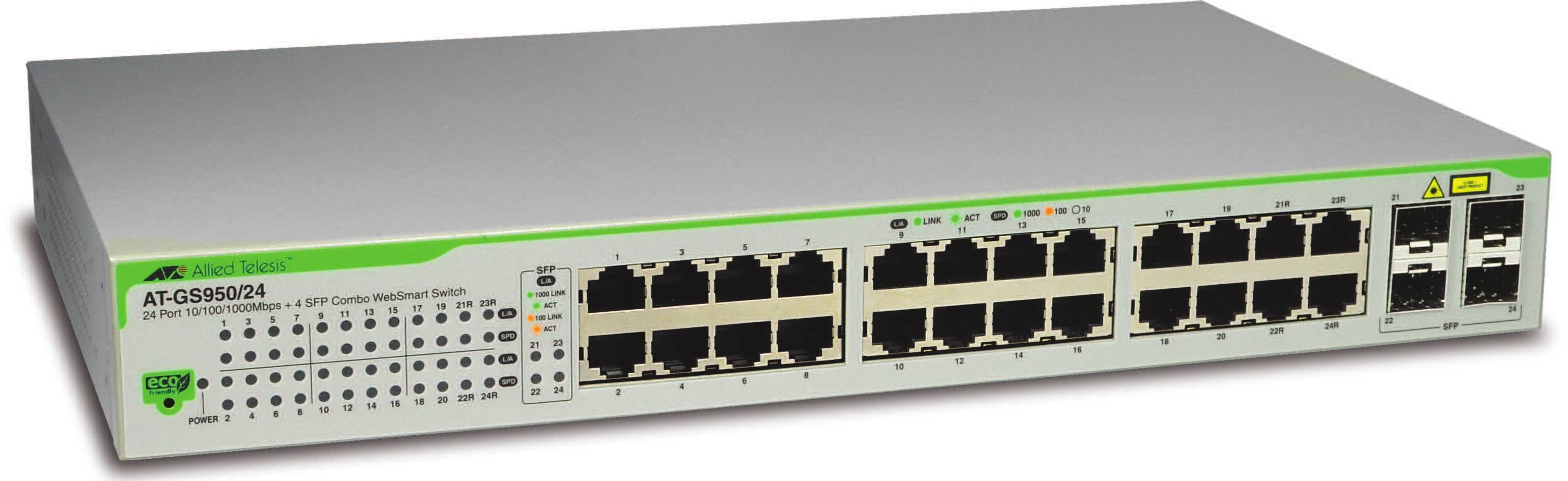 Allied Telesis AT GS950/24 WebSmart Switch - Switch