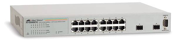 Allied Telesis AT GS950/16 WebSmart Switch - Switch