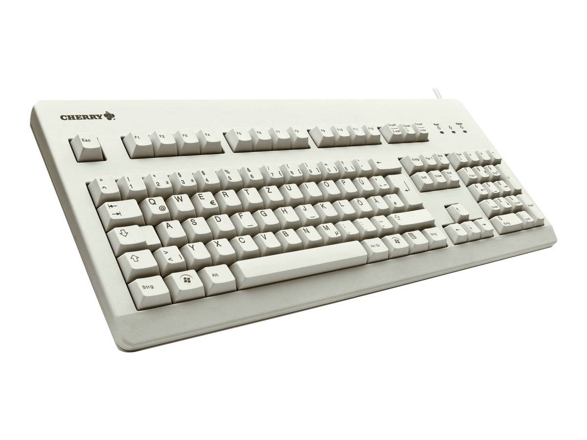 CHERRY G80-3000 - Tastatur - PS/2, USB - Deutsch