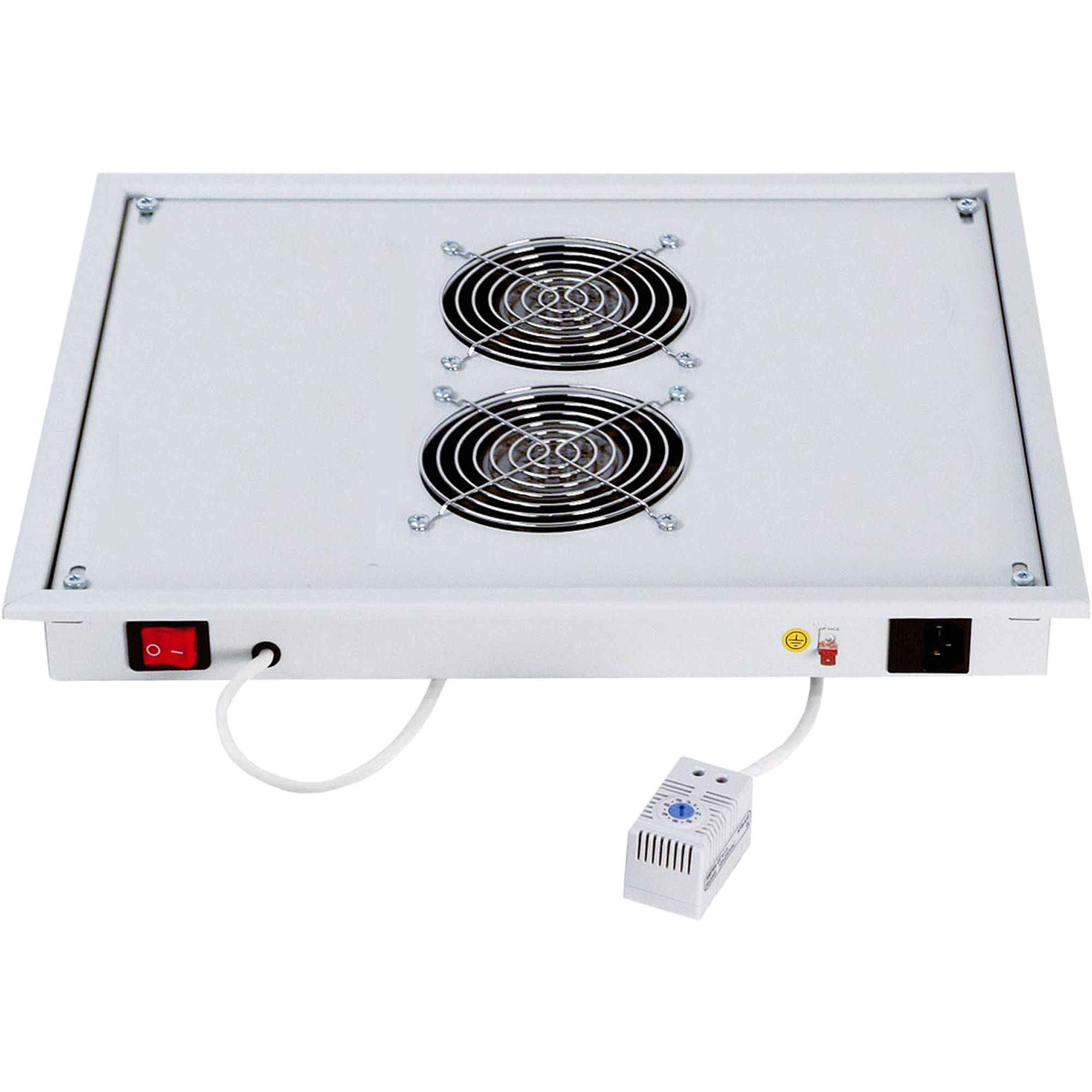 TRITON Rack - Lüfter Kit - mit thermostat - Wechselstrom 220 V - RAL 7035