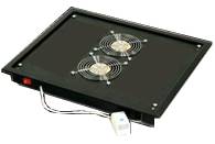 TRITON Rack - Lüfter Kit - mit thermostat - Wechselstrom 220 V - RAL 7035